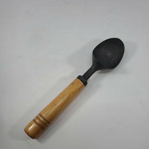 Ice Cream Scoop Sourceline Vintage Turned Wood Handle Made in Taiwan Collectible - Picture 10 of 12